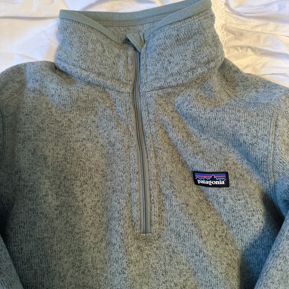 Patagonia Light Gray Fleece Jacket